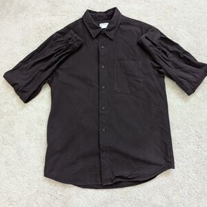 Men's Cotton Wool Blend Button-Up Shirt